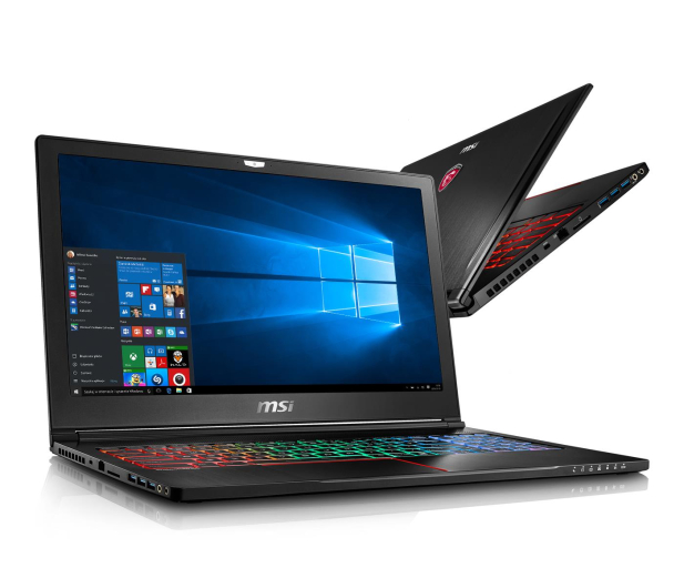 MSI GS63VR i7-7700HQ/16GB/1TB+256/Win10 GTX1060 120Hz - 381130 - zdjęcie